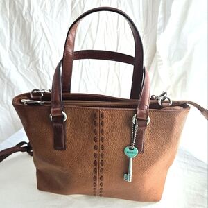 Fossil Leather Crossbody Satchel